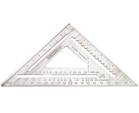 Johnson Level RAS120 12" Contractor Aluminum Rafter Square