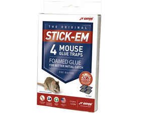 J.T. Eaton 133N 3" X 4" Stick-Em Mouse Trap - 4 Per Pack