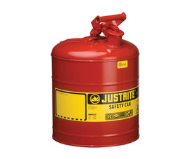 Justrite 7150100 5 Gal. Metal Gas Can - Type 1 Red