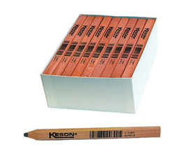 Keson LP72 72 Pack Black Lead Carpenter Pencils
