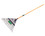 Lawn & Garden Tools 99041 22 Tines Spring Steel Rake - 48" Hardwood Handle