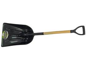 Lawn & Garden Tools 99052 #12 Poly Scoop - D-Grip Hardwood Handle