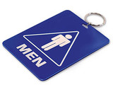 Lucky Line 53100 Restroom Key Tags With Ring - Momen 10 Per Pack