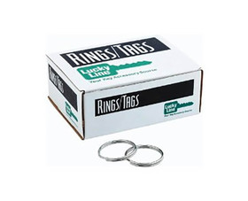 Lucky Line 76700 1-3/8" Key Ring - 100 Per Box