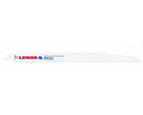Lenox 21510118R 12" Bi-Metal Reciprocating Saw Blades For Metal - 18 TPI