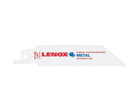 Lenox 20550414R 4" Bi-Metal Reciprocating Saw Blades For Metal - 14 TPI