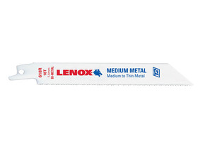 Lenox 20552418R 4" Bi-Metal Reciprocating Saw Blades For Metal - 18 TPI