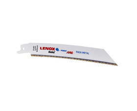 Lenox 21067614GR 6" Gold Reciprocating Blades Wood/Metal - 14 TPI
