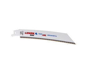 Lenox 21069618GR 6" Gold Reciprocating Blades For Metal - 18 TPI
