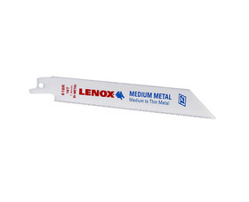 Lenox 20566618R 6" Bi-Metal Reciprocating Saw Blades For Metal - 18 TPI