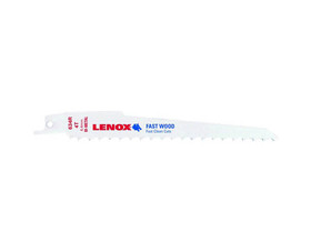 Lenox 20575634R 6" Bi-Metal Reciprocating Saw Blades For Wood - 4 TPI