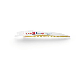 Lenox 21060656GR 6" Gold Reciprocating Blades For Wood - 6 TPI