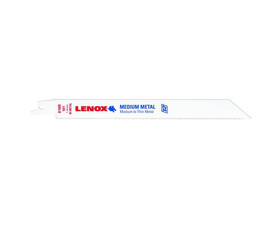 Lenox 20578818R 8" Bi-Metal Reciprocating Saw Blades For Metal - 18 TPI