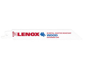 Lenox 20493B610R 6" Bi-Metal Reciprocating Blades Metal - 10 TPI