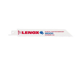 Lenox 20561S610R 6" Bi-Metal Reciprocating Blades For Metal - 10 TPI Carded