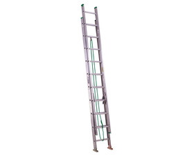 Louisville Ladder OAE4220PG 20' Aluminum Extension Ladder - 225 Lbs. Type 2