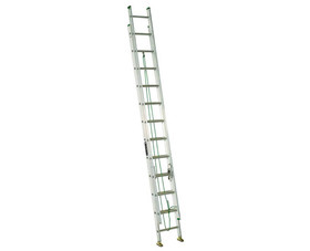 Louisville Ladder AE4224PG 2 24' Aluminum Extension Ladder - 225 Lbs. Type 2
