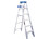 Louisville Ladder AS2104 4' Aluminum Step Ladder With Pail - 250 Lbs. Type 1