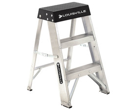 Louisville Ladder AS3002 2' Aluminum Step Ladder - Type 1A