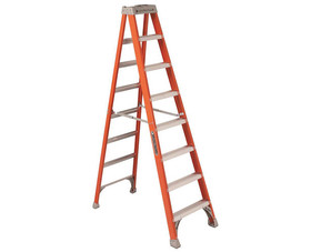 Louisville Ladder FS1508 8' Fiberglass Step Ladder - 300 Lbs. Type 1A