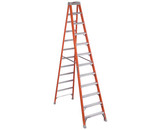 Louisville Ladder FS1512 12' Fiberglass Step Ladder - 300 Lbs. Type 1A