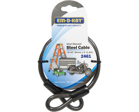 Em-D-Kay 2461 4' Vinyl Sleeved Steel Cable