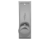 Em-D-Kay 3002DC Escutcheon Plate With Solid Brass Door Knob and Zinc Alloy Turner