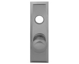 Em-D-Kay 3021DC Escutcheon Plate With Solid Brass Door Knob and Cylinder Hole