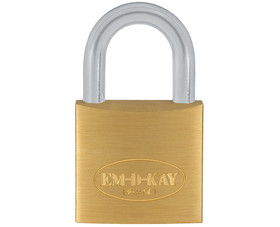 Em-D-Kay EM600-KD 2" Body 1-1/8" Shackle Solid Brass Padlock - Keyed Different