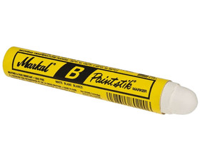 Markal 80220 White B Paint Stick Marker