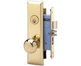 Marks 7NY10A3LH Apartment Mortise Lockset With Bolt Latch & Rocker - 1-1/4