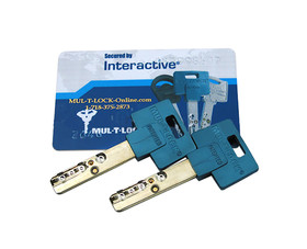 Mul-T-Lock 006C-CARD-2K Code Card & 2 Keys