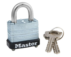 Master Lock 105D 1-1/8" Laminated Steel Padlocks - Carded