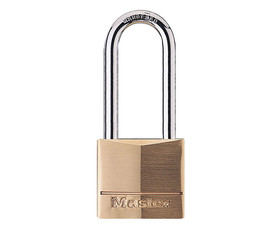 Master Lock 140DLH 1-9/16" Brass Padlock With 2" Shackle - Carded