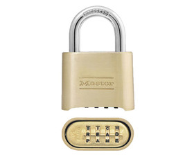 Master Lock 175D 2" Resettable Combination Lock - Brass