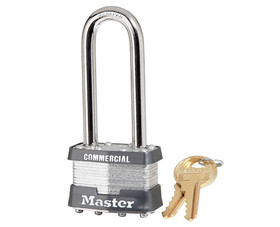 Master Lock 1KALJ2941 1-3/4" Wide Long Shackle Laminated Padlock - Boxed KA