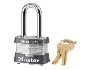 Master Lock 3KALF 1-1/2" Wide 1-1/2" Long Shackle Padlock - KA
