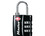 Master Lock 4680DBLK TSA Approved Travel Locks - Black