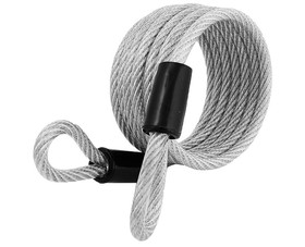 Master Lock 65D 6' Self Coiling Looped End Cable