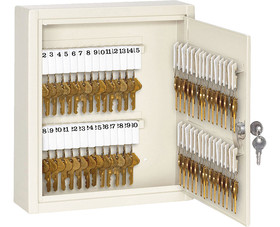 Master Lock 7125D 12.25" H x 10.75" W x 3" D Heavy Duty Key Cabinet Holds 60 Keys
