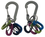 Perry Blackburne CAR70 Carabiner With Baby Carabiners Attached 1 Card 12 Per Card