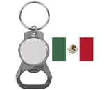 Perry Blackburne MOX-S-MEXICO Mexico Key Chain Nickel Plated W/ Bottle Opener