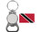 Perry Blackburne MOX-S-TRINIDAD&TOBAGO Trinidad & Tobago Key Chain Nickel Plated W/ Bottle Opener