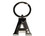 Perry Blackburne TTIS10-A Initial Key Ring 2 Tone Nickel Plate W/ Diamonds A