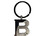 Perry Blackburne TTIS10-B Initial Key Ring 2 Tone Nickel Plate W/ Diamonds B