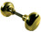 Progressive International 2600 US3 2-1/4" Brass Knob With Spindle