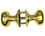 Progressive International K6220/03 Spring Loaded Door Knob With Spindle