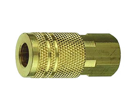 Plews/Lubrimatic 13-235 1/4" Female Quick Connect X 1/4" Female NPT Air Coupler