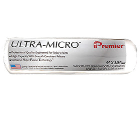 Premier Paint Roller 9UM38 9" x 3/8" Ultra Micro Roller