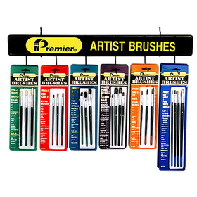 Premier Paint Roller AR-1 72Pc Carded Artist Brush Assortment